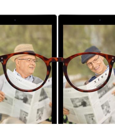 Vecien Reading Glasses - 3-Piece Set with Spring Hinges Matt Finish Ultra-Clear Crystal Lens & Blue Light Filter - 3.5 Diopters for Men & Women - Buy Online on GoSupps.com