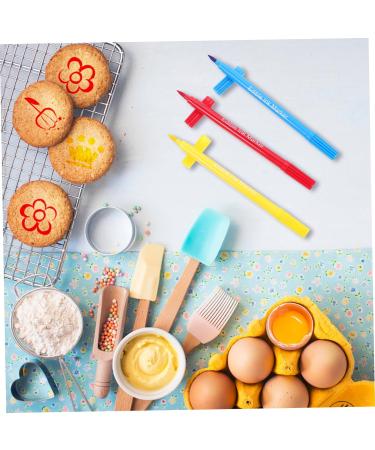 ABOOFAN 9 Pcs Baking Pen Food Markers Edible Markers Decorating Fondant Pen Easter Eggs Painting Drawing Pen for Cake Decorating Pen Food Decorating Writer Double Sided Hook Line Plastic - Buy Online on GoSupps.com