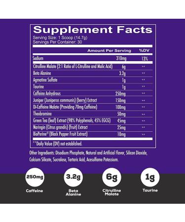 REDCON1 Total War Pre Workout Powder - Grape Flavor with Beta Alanine for Men + Women - Citrulline Malate for Pump & Blood Flow - 30 Servings - Buy Online on GoSupps.com