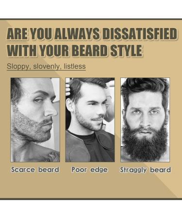 Beard Growth Kit for Men - Roller, Oil, Balm & Comb Set | Birthday Father's Gift - Buy Online on GoSupps.com