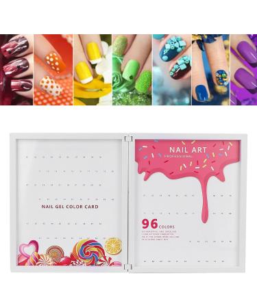 Nail Color Display Journal - 96 Colors - Gel Nail Polish Display - Color Chart - Accessories - Buy Online on GoSupps.com