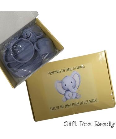 Baby Feeding Set: Soft Silicone Pack of 7 - Bib, Suction Bowl, Divided Plate, Straw, Snack Cup, Spoon, Fork - Promotes Self-Feeding Skills - Ideal Gift for Newborns, Baby Showers, Gender Reveals - Buy Online on GoSupps.com