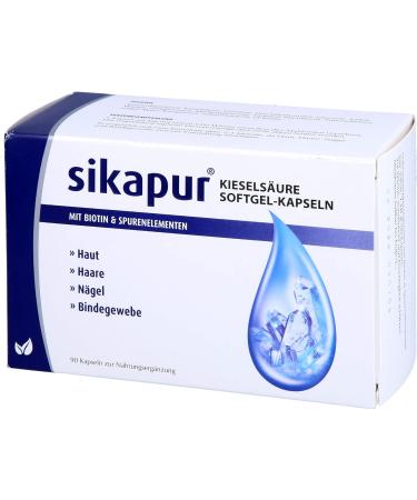 Sikapur Orthosilicic Acid Softgel 90 Capsules with Biotin & Trace Elements - Premium International Shipping Available - Buy Online on GoSupps.com