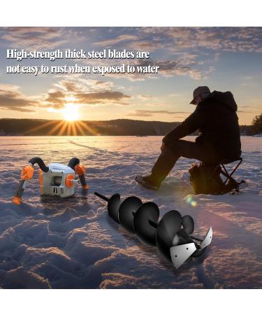 LONGRUN Ice Auger 6x29 - Power Auger Drill Bit for Ice Fishing & Burrowing - Buy Online on GoSupps.com