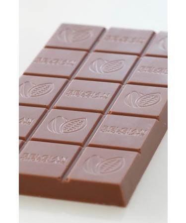 Chocolates out of the Blue | Fair Trade and Organic Belgian Milk Almond Caramel Sea Salt Chocolate Bars | 100g x 6 bars - Buy Online on GoSupps.com