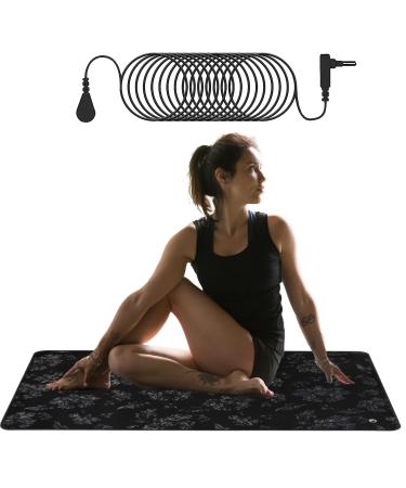 Equipment matt set for better sleep 60 x 90 cm ground mat with 4.5 m of ground cord reduced insomnia anxiety pain yoga pad pet pad floor mat