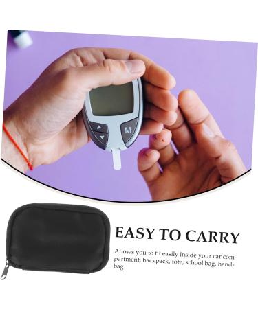 Healvian Zipper Case 2Pcs Blood Meter Storage Bag | Diabetic Supplies Meter Case | Convenient Diabetic Pouch | Zippered Storage Bags - Buy Online on GoSupps.com