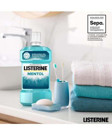 LISTERINE Mouthwash 500 ml - Powerful Freshness & Antiseptic Action | 1 Pack for International Shipping - Buy Online on GoSupps.com