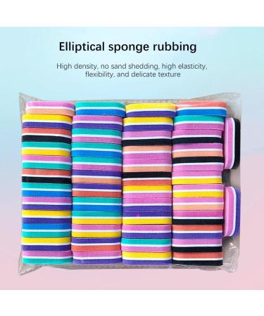 Mini Nail Buffers Polishing Sponge Nail Files 100/180 Grit Sponge Buffing Sanding Block Buffers Block Nail File Nail Supplies for Acrylic Nails and Natural Nails Pink Purple - Buy Online on GoSupps.com