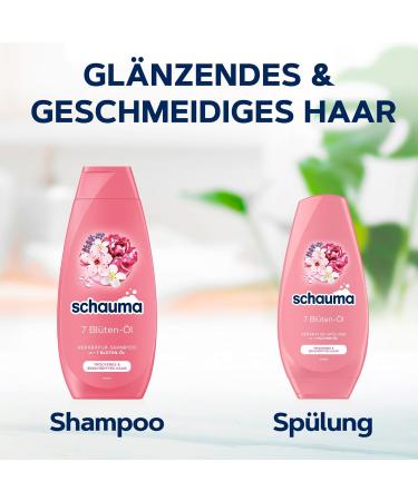  Schauma Schwarzkopf Schauma Repairing Shampoo 7 Flower Oil (400 ml) Smooth and Repair Shampoo for Dry & Exhausted Hair - Buy Online on GoSupps.com