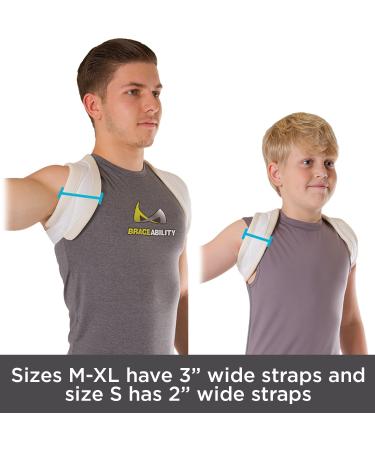 BraceAbility Figure 8 Clavicle Brace & Posture Corrector | Small Size for Shoulder Support & Collarbone Injuries - Pack of 1 - Buy Online on GoSupps.com