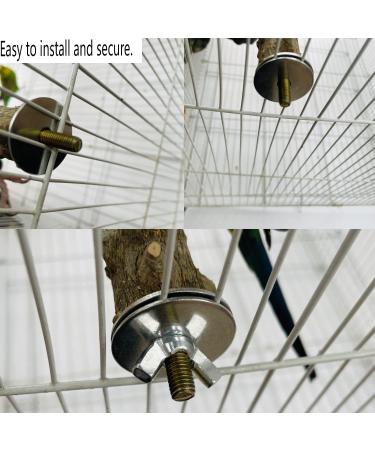 Allazone 3-Piece Nature Bird Accessories Set | Wooden Ladder Pole & Toys for Parrots & Canaries - International Shipping Available - Buy Online on GoSupps.com