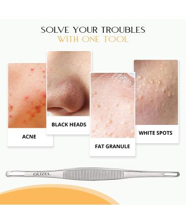 Schamberg Comedone Blackhead Extractor & Remover Tool | Acne Treatment | Facial Tools for Men and Women | 100% Stainless Steel - Buy Online on GoSupps.com