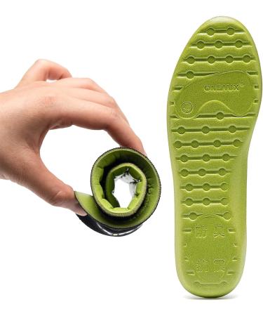 Memory Foam Insoles for Men Women - Air-Cross Replacement Shoe Inserts - Shock Absorbing Cushion Insoles for Foot Pain Relief - Black - Size 42EUR/US M 8.5/W 9.5 - Buy Online on GoSupps.com