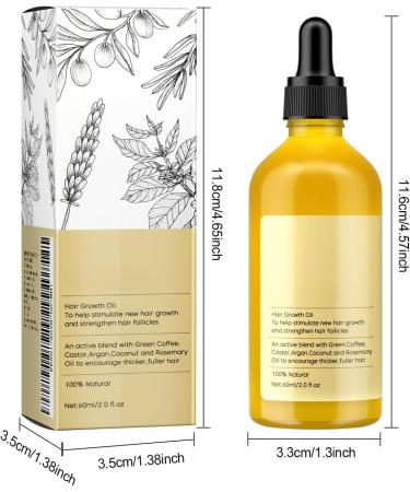 Huile de romarin pour cuir chevelu et croissance des cheveux 60 ml M lange d'huile de racine de gingembre et d'huile d'argan pour r duire la perte de cheveux renforcer les follicules pour des - Buy Online on GoSupps.com