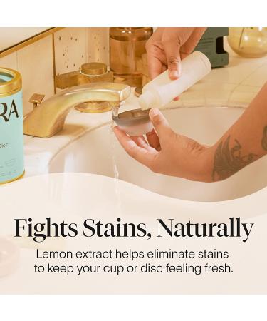 Cora Menstrual Cup & Disc Cleanse | Natural Stain-Fighting Formula | pH Balanced | No Dyes, Fragrances, Sulfates, Parabens - Buy Online on GoSupps.com