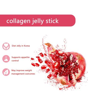 ZUVARA Coleology Jelly Sticks Korean Pomegranate Flavor Jelly with Collagen & Chia Seeds Daily Wellness Formula 8.81 oz(2Boxes) - Buy Online on GoSupps.com