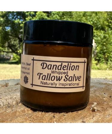 Dandelion Tallow Salve Whipped 4oz