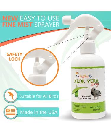 UnRuffledRx Aloe Vera Bird Bath Spray 8 Fl Oz - Daily Care & Skin Health - Buy Online on GoSupps.com