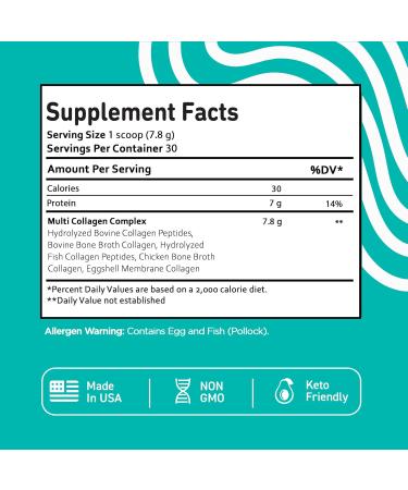 Vital Vitamins Multi Collagen Peptides Powder + Colostrum Capsules with Vitamin C Zinc - Buy Online on GoSupps.com