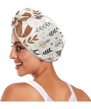 Super Absorbent Foxes Hair Towel 2 Pack | Quick Dry Turbans for Women & Girls - Perfect Hair Drying Solution - Buy Online on GoSupps.com
