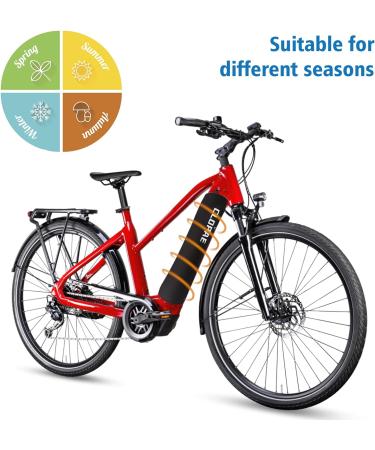 Waterproof E-Bike Battery Protective Cover | Reflective & Cold-Resistant Covers for 28-34 cm Batteries | Extend Lifespan | Dustproof EBike Accessories - Buy Online on GoSupps.com