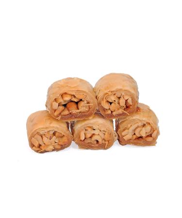 Premium Assorted Baklava Pastry Dessert Gift Tin Box 500g - Handmade Bite Size Baklawa Sweets with Pistachios, Almonds, Walnuts, Cashews, and Hazelnuts - Festive Holiday Gift for Christmas (32 pcs) - Buy Online on GoSupps.com