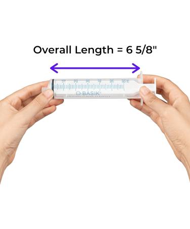 BASIK 60cc ENFit Feeding Syringe 5-Pack - Compatible only with ENFit Connection - Buy Online on GoSupps.com