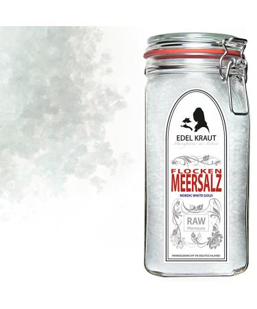 Premium Sea Salt Flakes 700g | 100% Natural Fleur de Sel - Noble Herb | Additive-Free Salts & Spices - Perfect Gifts for Men - Buy Online on GoSupps.com