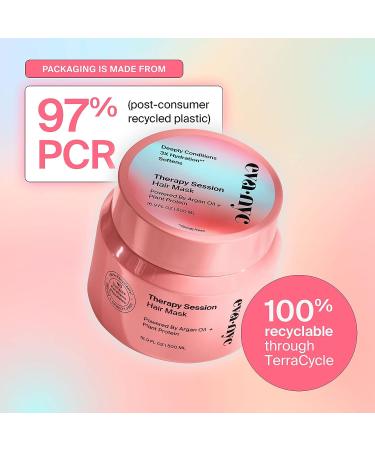 Eva NYC Therapy Session Hair Mask - Deep Conditioning Treatment with Argan Oil & Plant Protein - 16.9 fl Oz - Buy Online on GoSupps.com
