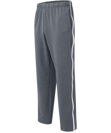 Buy Rumaozia Men's Rehab Pants - Sideways Jogging Pants Long Wide Leg Zippered Casual Sportswear in Dark Gray (3XL) - International Shipping Available - Buy Online on GoSupps.com
