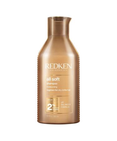 Redken |Hair shampoo for dry and brittle hair enlivened and hydrated with omega-6 and argan oil all soft shampoo 300 ml (1 Pack) - Buy Online on GoSupps.com