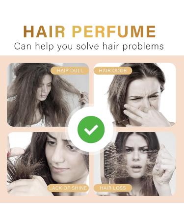 Hair Perfume Hair Fragrance Essential Oil for Women with Pheromone Fast Hair Odors Remove Perfume Hair Hydrating and Shine Spray - Buy Online on GoSupps.com