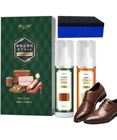 Leather Repair Kit for Furniture Household Couch Cleaner Spray with Sponge - Portable Automotive Seat Care Spray Household Leather Cleaner for Couch Sofa - Buy Online on GoSupps.com