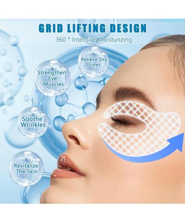 Blue Copper Peptide Under Eye Patches Reduce Dark Circles Puffiness & Wrinkles | 5 Pairs | International Shipping - Buy Online on GoSupps.com