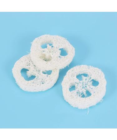 Natural Loofah Slice 50Pcs/Lot - DIY Soap Tools Cleaner Sponge Scrubber - 4-6cm Wide - Facial Soap Holder - Buy Online on GoSupps.com