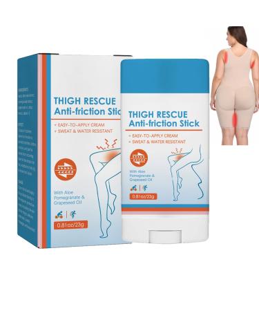 Anti-Chafing Gel Waterproof Chafe Stick Anti Chafe Stick Chafing Sticks Women Thigh Rescue Anti Chafe Stick Thigh Rubbing & Foot Blister Gel Stick Breathable & Sweat Resistant Chub Rub Gel Balm