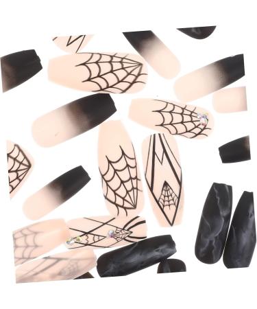 FRCOLOR 4 Sets Halloween Fake Nails Fake Nails Kit Manicure False Nail Nails Nails Nail Art Decoration Nail Decorations for Nail Art Manicure Supply Manicures Charm Abs - Buy Online on GoSupps.com