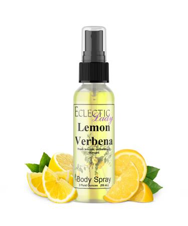 Body Spray for Women 2 Oz (Double Strength) Lemon Verbena Body Mist with Long-Lasting Fragrance Fresh Wonderful Scent for Spring & Summer Floral & Fruity Perfume for Women with Orange Daily Use Double Strength 1 Fl Oz (Pack of 2)
