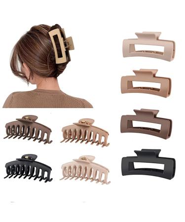 COPLA 8Pcs Claw Clips Hair Clips Women Claw Clips Hair Claw Clip Hair Clip Large Claw Clips for Thick Hair Hairclips Hair Claw Clips Women Hair Grip Clips Hair Hair Claws