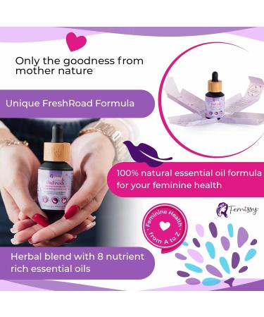 Natural Yoni Oil for Women - pH Balance, Wetness & Odor Control - Herbal Feminine Moisturizer for Dry & Sensitive Skin - Soothing Intimate Vulva Essential Oils - 1 Fl Oz - Buy Online on GoSupps.com