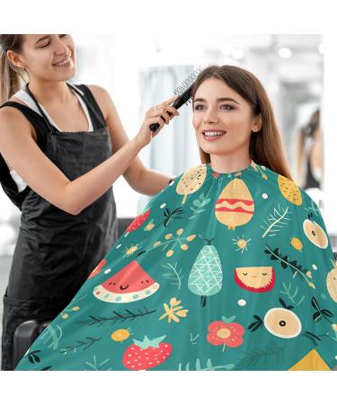 Waterproof Barber Cape - Fruit Pattern & Cheetah Haircut Bib for Men | Unisex Hair Cutting Cape | Durable & Stylish - Buy Online on GoSupps.com