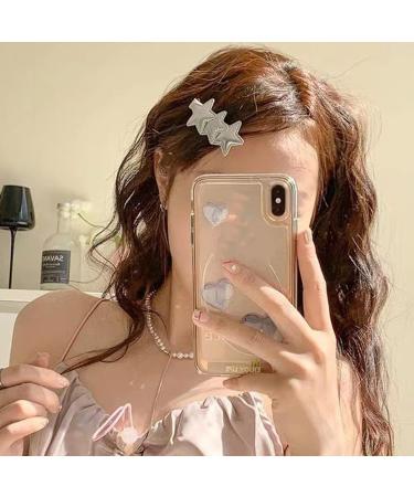Hair Bangs Clip Star Hair Clip Star Barrettes Star Hairpin Star Bobbys Pin Y2kHair Clip Star Duckbill Clip Y2kBarrettes Blue - Buy Online on GoSupps.com