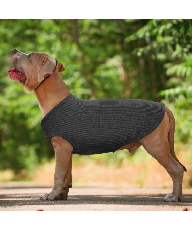 Hjumarayan Black XS Dog Sweater for Small Dogs - Washable Elastic Striped Shirt for Chihuahua & Yorkshire Terrier - Buy Online on GoSupps.com