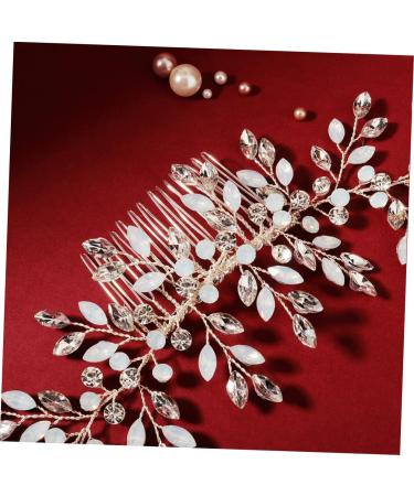 FRCOLOR Bridal Hair Comb Crystal Hair Comb Wedding Hair Comb Bridal Hair Accessory Bridal Headdress Hair Comb for Bride - Buy Online on GoSupps.com