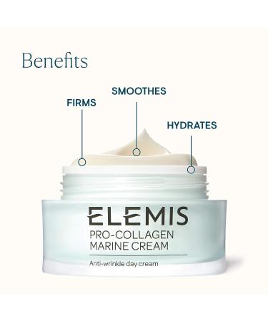 ELEMIS Pro-Collagen Marine Cream | Lightweight Anti-Wrinkle Face Moisturizer | Firms, Smoothes & Hydrates | 1.6 Fl Oz - Buy Online on GoSupps.com