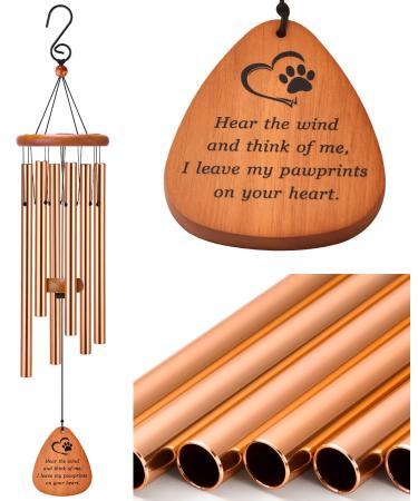 AMBOBE Dog Memorial Gifts, 30" Pet Memorial Wind Chime for a Grieving Pet Owner, Pet Memorial Gifts, Pet Loss Gifts, Loss of Dog Sympathy Gift, Pet Remembrance Gift in Memory of Dog Cat