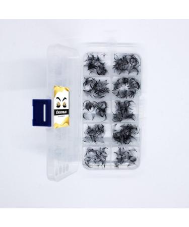 Shop 12D Lashes - 1000 Premade Loose Lash Fans | Handmade Eyelash Extensions (D Curl 14mm - Buy Online on GoSupps.com