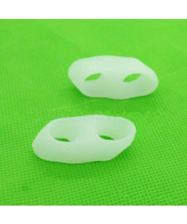 Buy Sgirl Little Toe Soft Silicone Orthotics - 2 Holes Bunion Tail Toe Straightener | Comfort & Support for All Feet - Buy Online on GoSupps.com
