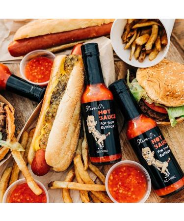 Steve-O's Garlic Habanero Hot Sauce (5 oz) | Spicy Sauce for Your Butthole | 1 Bottle - Buy Online on GoSupps.com